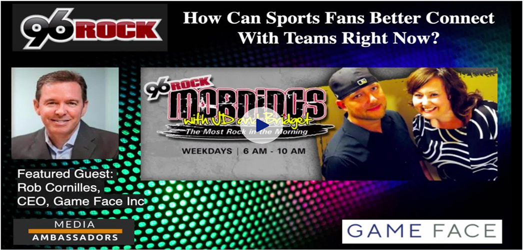 96 rock interview with Rob Cornilles of Game Face Inc