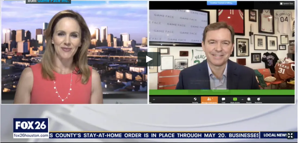 Fox 26 Houston interview with Rob Cornilles of Gameface INC